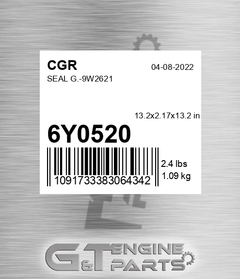 6Y0520 CGR Seal G.-9w2621