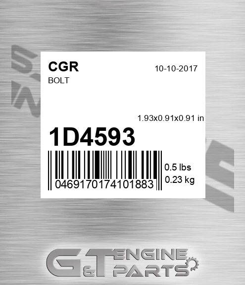 1D4593 CGR Bolt