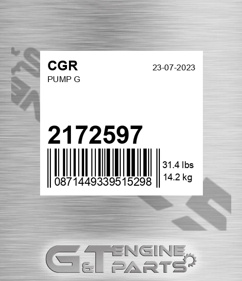 2172597 Pump G