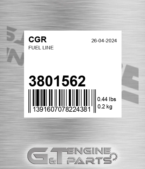 3801562 Fuel Line