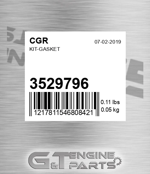 3529796 CGR Kit-gasket