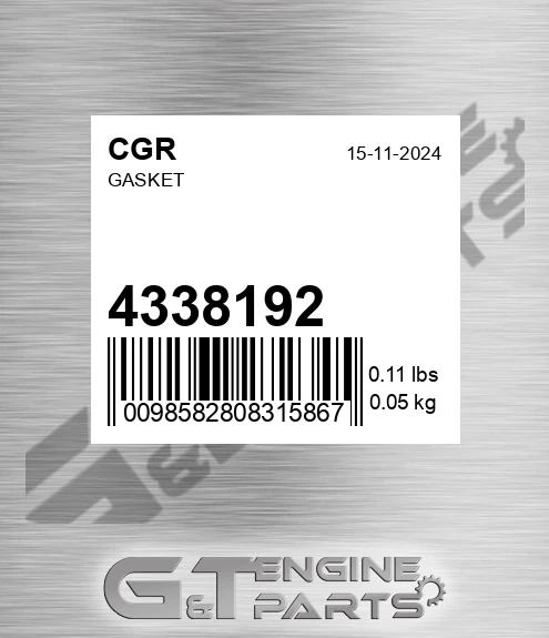 4338192 Gasket