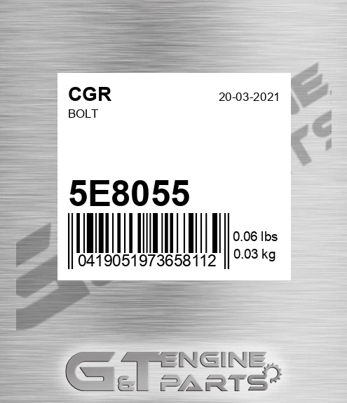 5E8055 Bolt