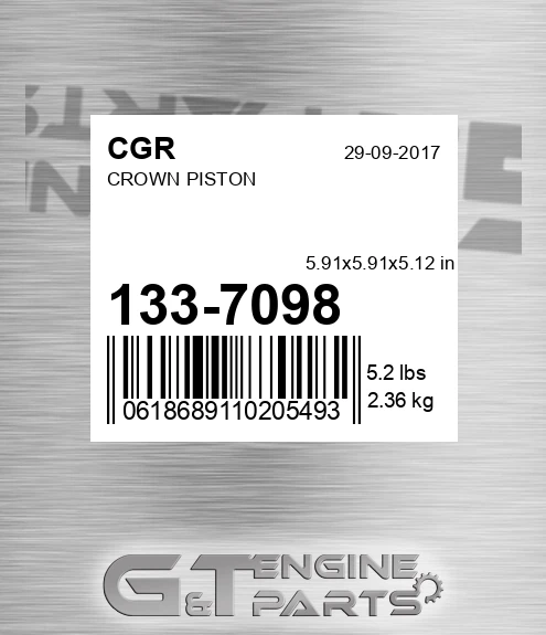 133-7098 Crown Piston