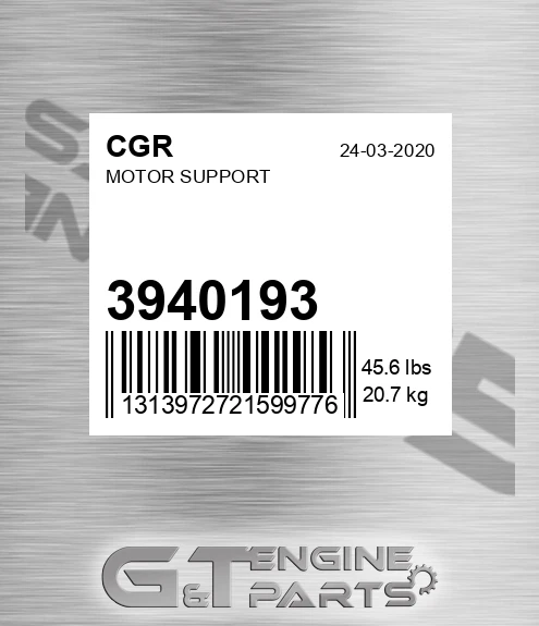 3940193 Motor Support