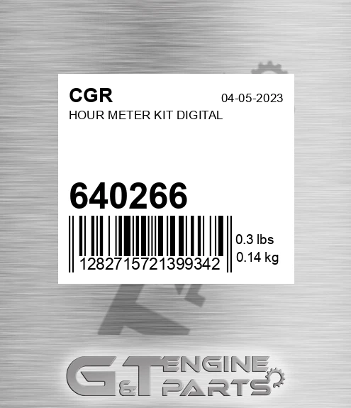 640266 Hour Meter Kit Digital