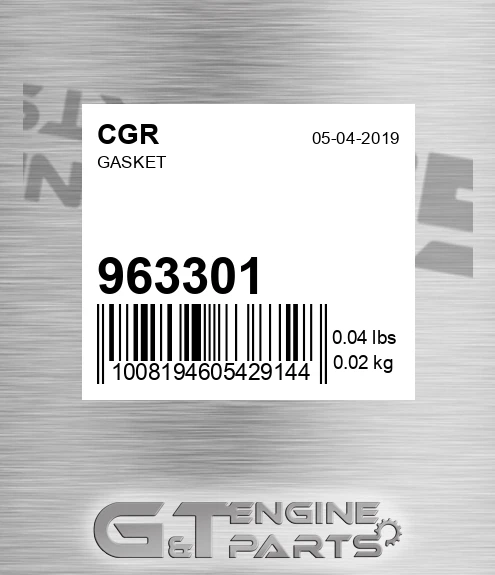 963301 CGR Gasket