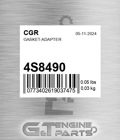 4S8490 Gasket-adapter
