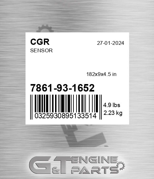 7861-93-1652 Sensor