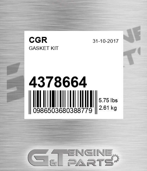 4378664 Gasket Kit