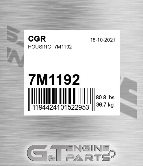 7M1192 CGR Housing -