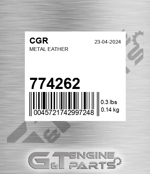 774262 Metal Eather