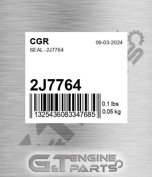 2J7764 CGR Seal -