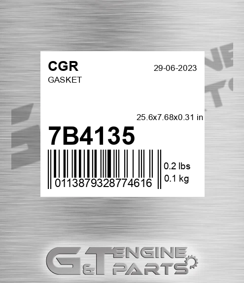 7B4135 Gasket