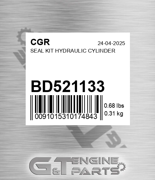 BD521133 Seal Kit Hydraulic Cylinder
