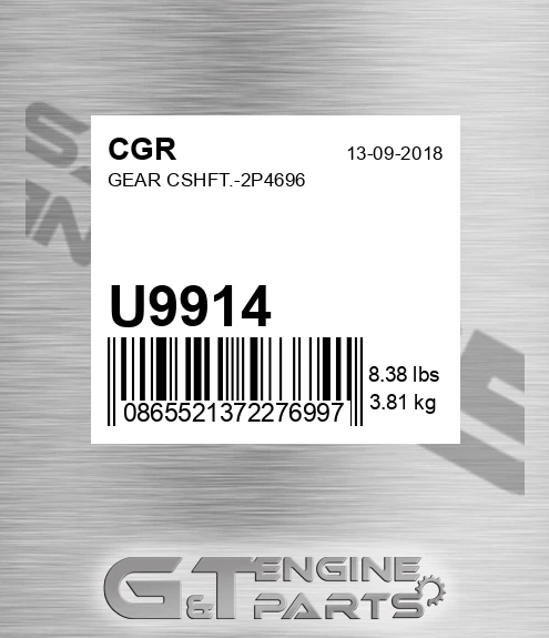 U9914 CGR Gear Cshft.-2p4696