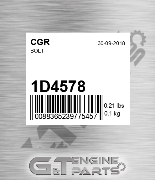 1D4578 CGR Bolt