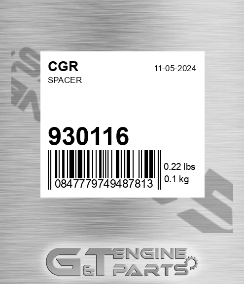 930116 CGR Spacer
