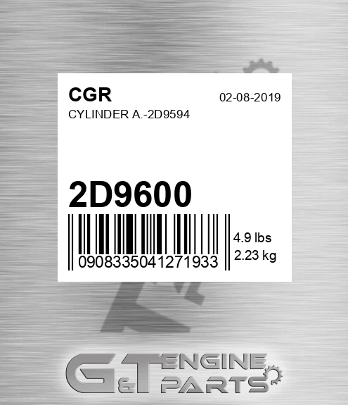 2D9600 Cylinder A.-2d9594