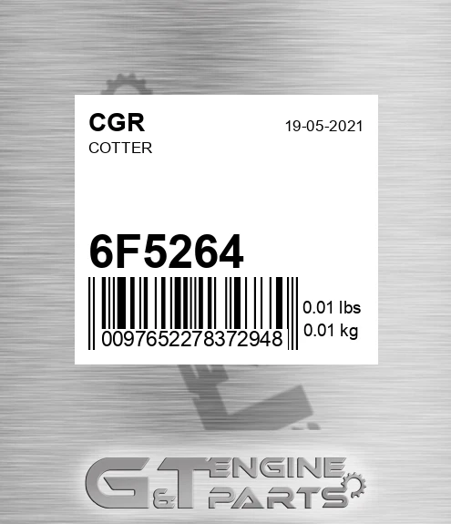 6F5264 Cotter