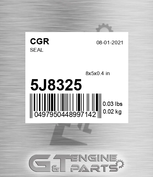 5J8325 CGR Seal