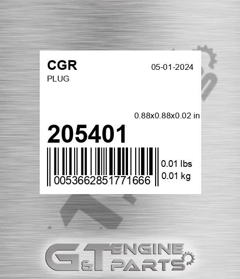 205401 Plug