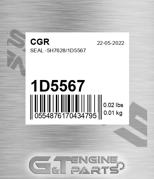 1D5567 Seal -5h7628/