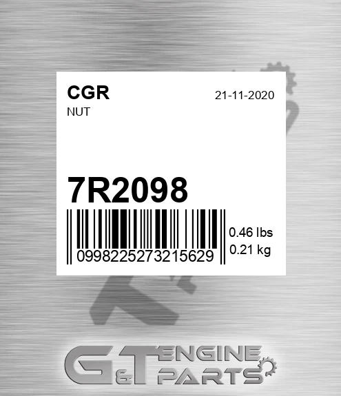 7R2098 Nut