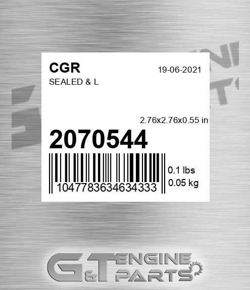 2070544 Sealed & L