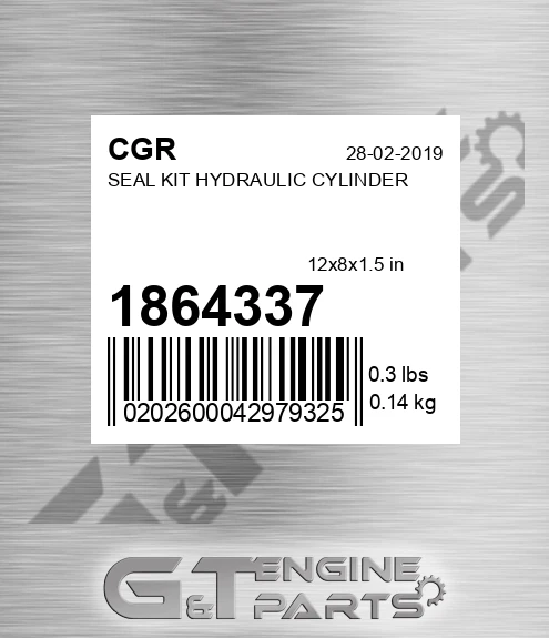 1864337 Seal Kit Hydraulic Cylinder