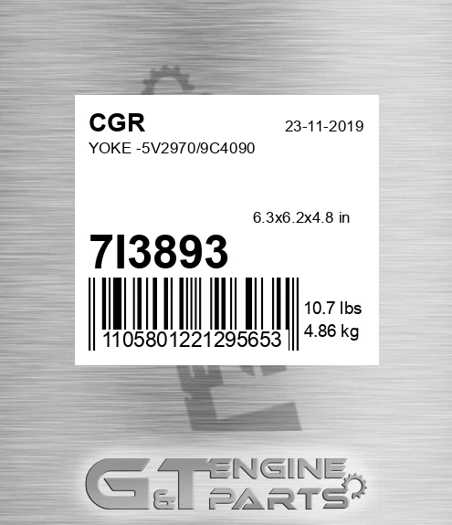 7I3893 Yoke -5v2970/9c4090
