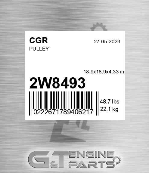 2W8493 CGR Pulley