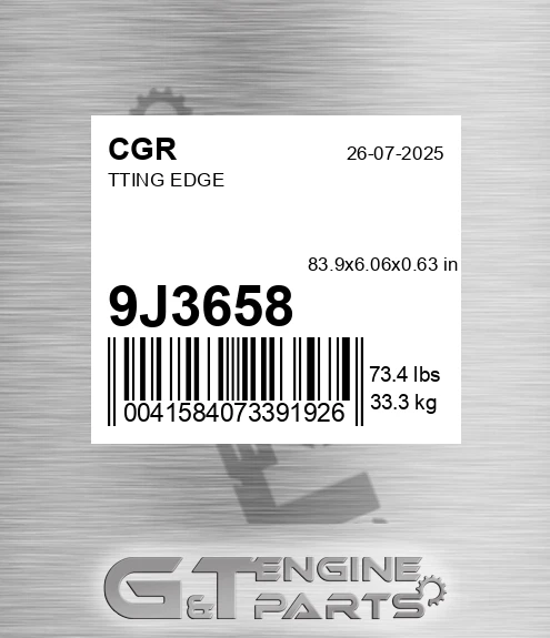 9J3658 CGR Tting Edge