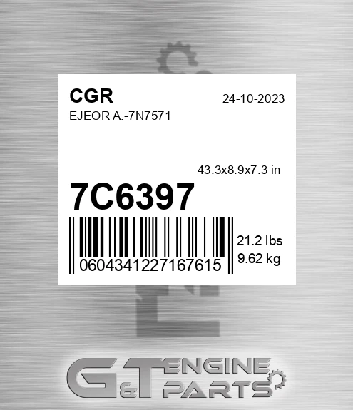 7C6397 Ejeor A.-7n7571