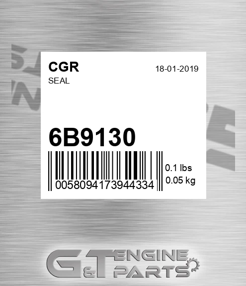 6B9130 CGR Seal