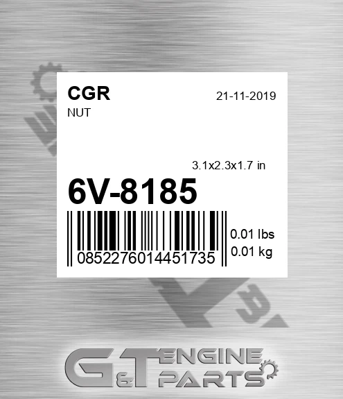 6V-8185 Nut