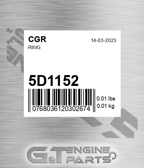 5D1152 CGR Ring