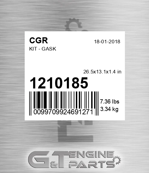 1210185 Kit - Gask