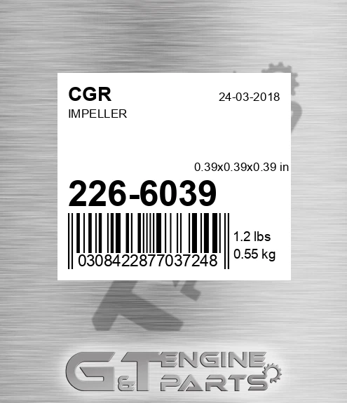 226-6039 Impeller