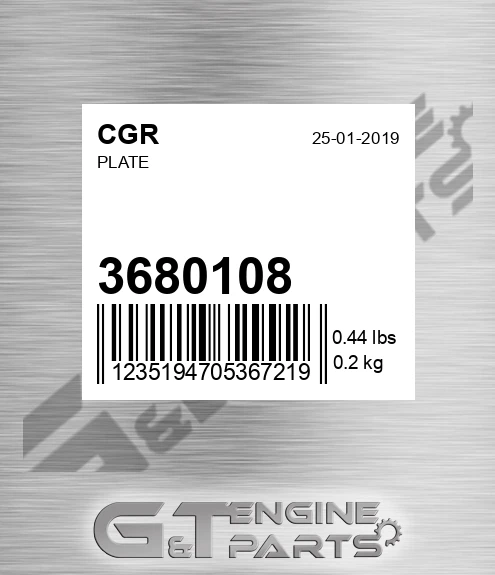 3680108 Plate