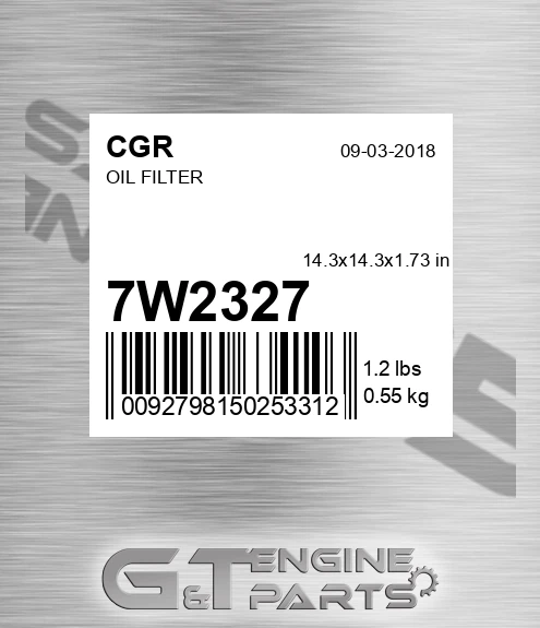 7W2327 Oil Filter