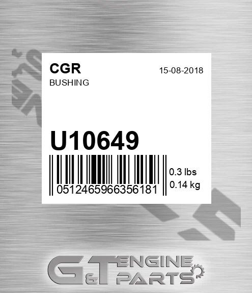 U10649 CGR Bushing
