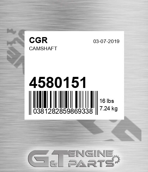 4580151 Camshaft