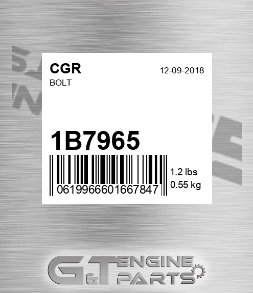 1B7965 Bolt