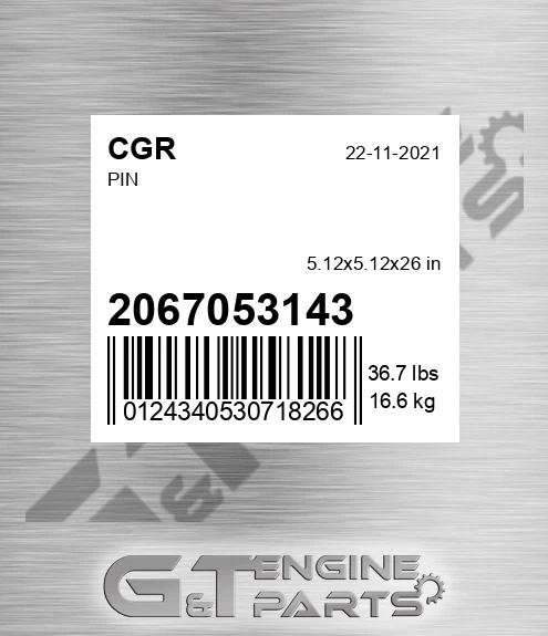 2067053143 Pin for CGR