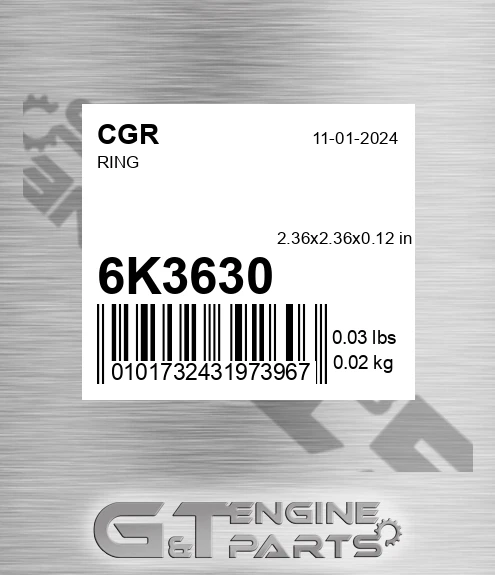 6K3630 CGR Ring