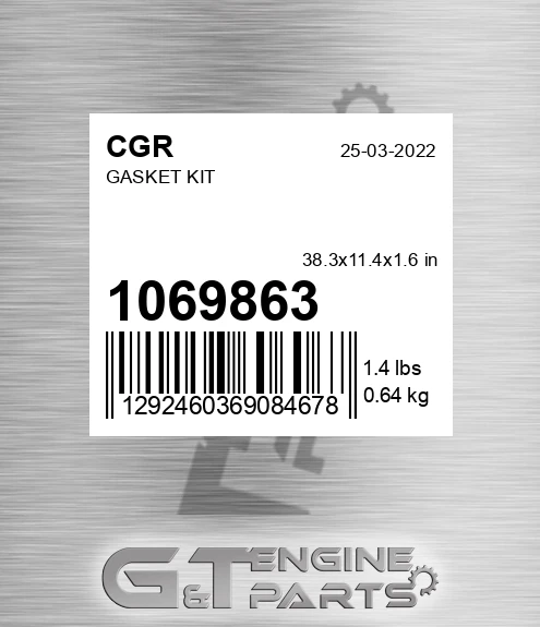 1069863 Gasket Kit