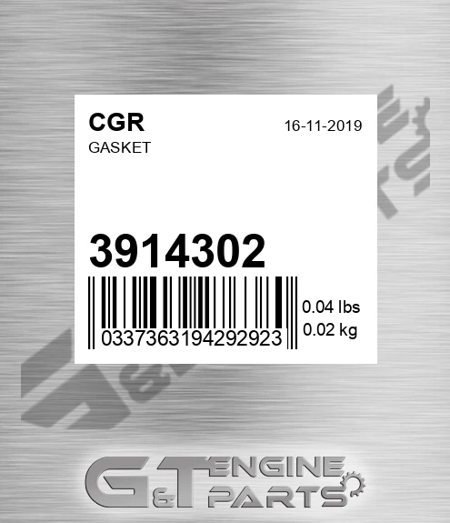 3914302 Gasket