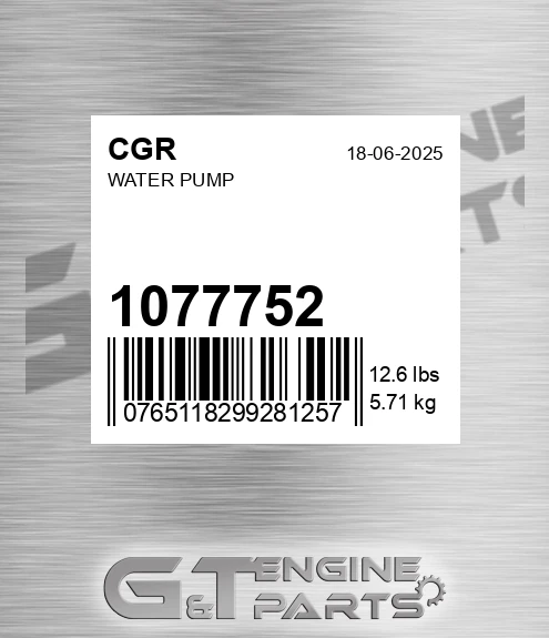 1077752 Water Pump