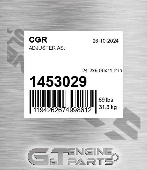 1453029 CGR Adjuster As.
